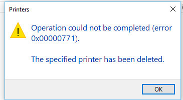 Find ошибки. Принтер ошибка 0x00000771. Указанный принтер был удален. Ошибка 0x00000771 указанный принтер был удален. Невозможно завершить операцию ошибка 0х00000771.