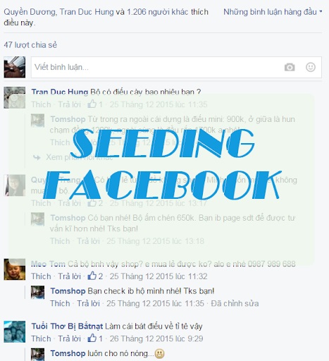Seeding facebook la gi