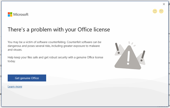Nguyên nhân và cách sửa lỗi There's A Problem With Your Office License