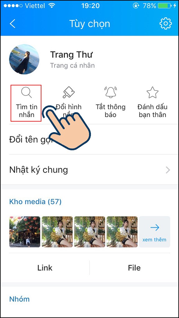 Ảnh minh hoạ: xem lại tin nhắn cũ trên zalo theo ngày (2)