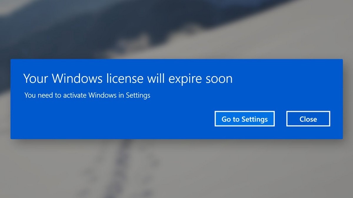 your windows license will expire soon là lỗi gì