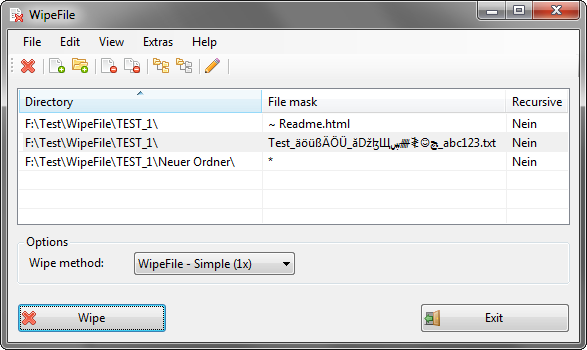 Download WipeFile - Phần mềm xóa tệp và thư mục nhanh chóng